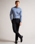 BARDER-Shirts-BARDER is a wardrobe staple. Crafted from stretch cotton and featuring a geometric print, it's ideal for layering with smart-casual separates or worn on it's own to bring a fun pop of colour into your weekend look.By choosing Ted Baker cotton products, you're supporting our investment in the Better Cotton Initiative's mission. This product is sourced via a system of mass balance and therefore may not contain Better Cotton. Shirt Stretch cotton Geometric print Long sleeved Classic collar Button